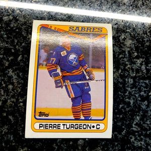 Pierre Turgeon Topps 1990 #66 Hockey Card!!!